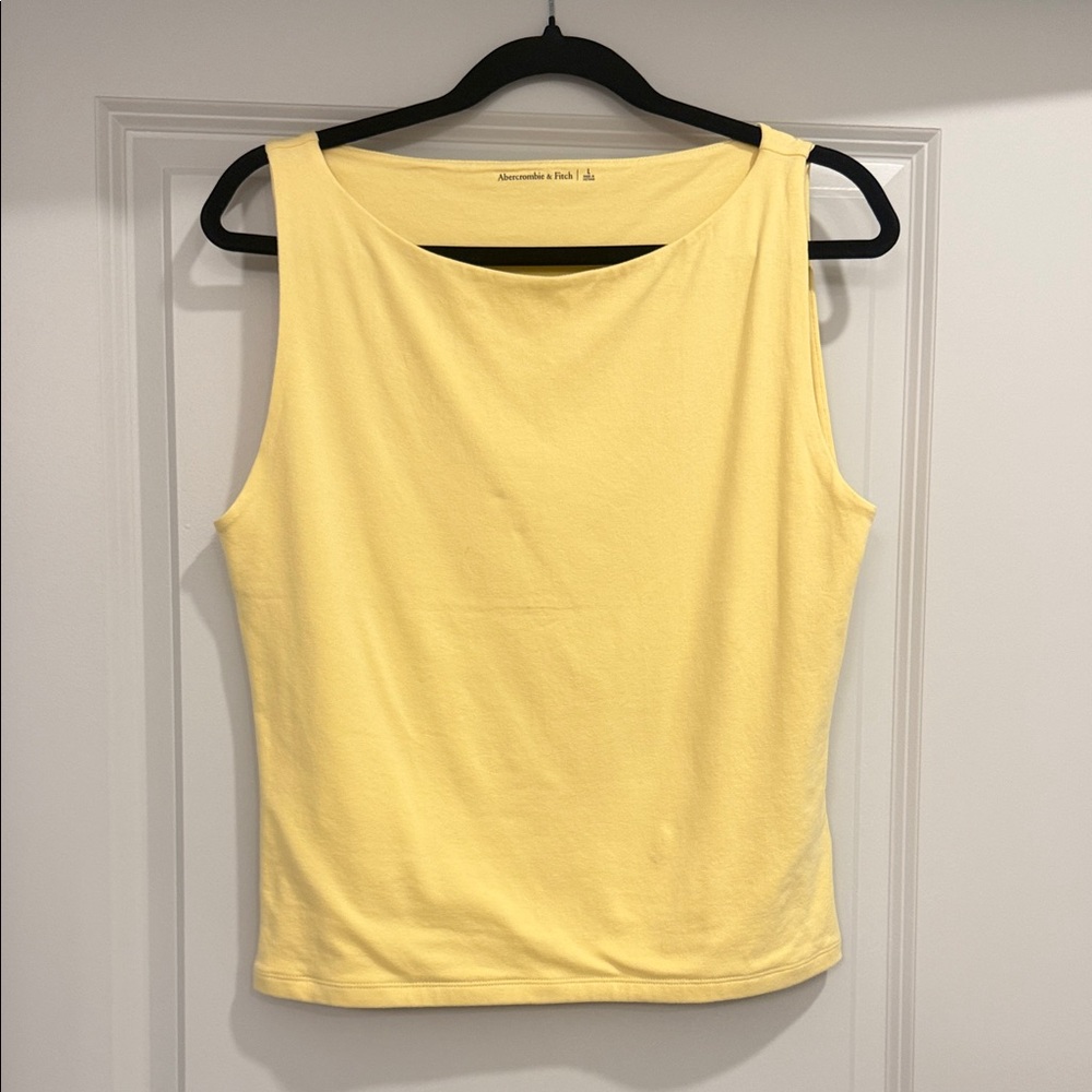 Abercrombie & Fitch Yellow Sleeveless Top